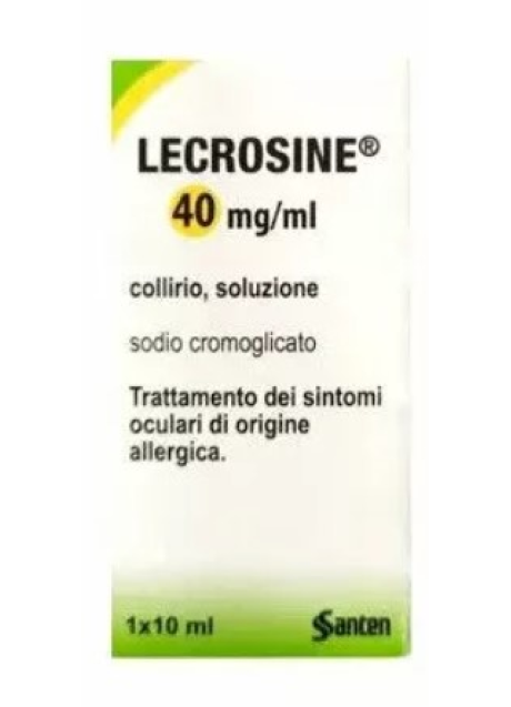 LECROSINE*collirio 1 flacone 10 ml 40 mg/ml