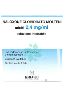 NALOXONE CLORIDRATO (MOLTENI)*AD 1 fiala 0,4 mg 1 ml