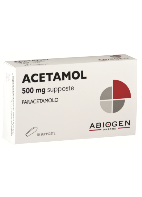 ACETAMOL*10 supp 500 mg