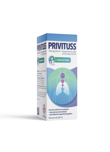 PRIVITUSS*orale sosp 1 flacone 200 ml 708 mg/100 ml