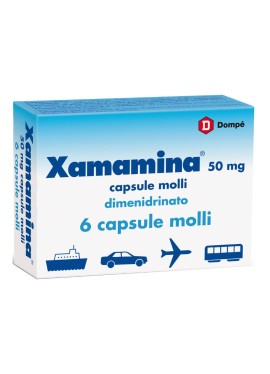 Xamamina Adulti - 6 capsule molli 50 milligrammi