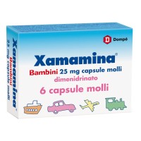 Xamamina Bambini - 6 capsule molli - 25 milligrammi