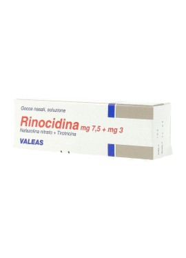 RINOCIDINA*gtt rinol 5 ml 7,5 mg + 3 mg