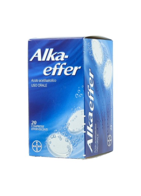 ALKAEFFER*20 cpr effervescenti 324 mg