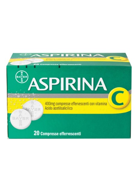 ASPIRINA C*20 cpr eff 400 mg + 240 mg