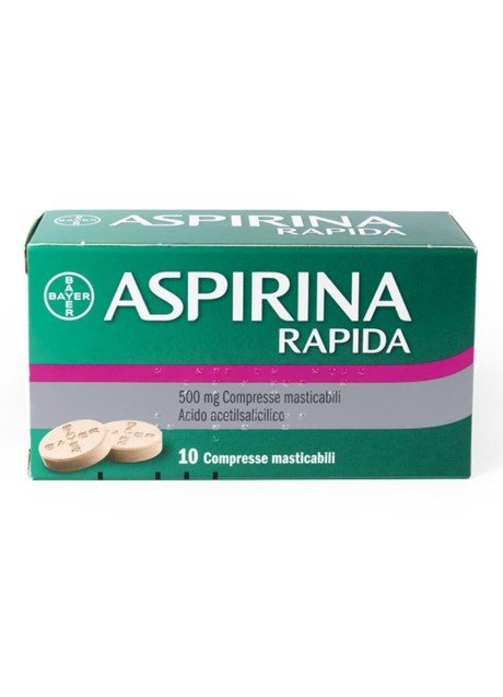 ASPIRINA RAPIDA*10 cpr mast 500 mg