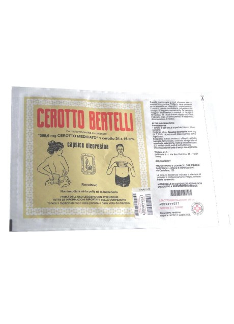 CEROTTO BERTELLI*cerotto grande 16 x 24 cm 3,3%