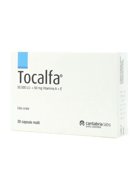 TOCALFA*20 cps molli 50.000 UI+ 50 mg
