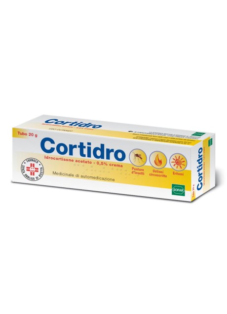 Cortidro crema dermatologica allo 0,5% - tubo da 20 grammi