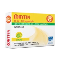 CORYFIN*24 pastiglie limone 2,8 mg + 16,8 mg