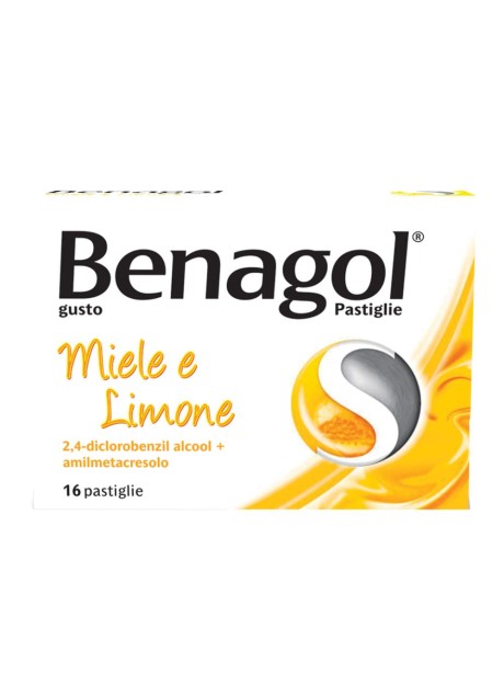 Benagol 16 pastiglie miele e limone