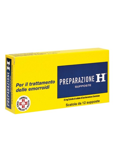 PREPARAZIONE H*12 supp 23 mg