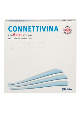 CONNETTIVINA*10 garze 2 mg 10 cm x 10 cm