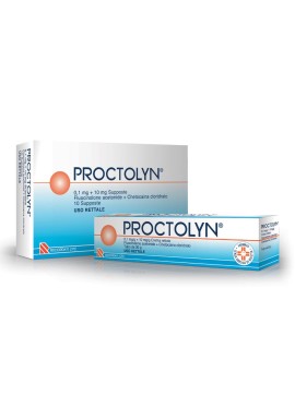 PROCTOLYN*10 supp 0,1 mg + 10 mg