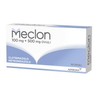 Meclon ovuli vaginali - 100 milligrammi di clotrimazolo + 500 milligrammi di metronidazolo