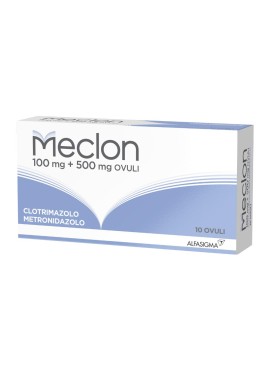MECLON*10 ovuli vag 100 mg + 500 mg