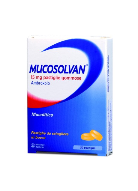 MUCOSOLVAN*20 pastiglie gommose 15 mg