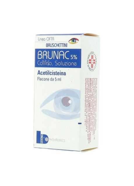 BRUNAC*collirio 5 ml 5%