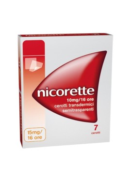 NICORETTE*7 cerotti transd 15 mg/16 ore