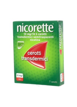 NICORETTE*7 cerotti transdermici 10 mg/16 ore