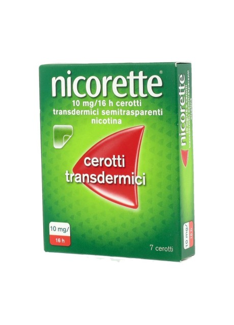 NICORETTE*7 cerotti transdermici 10 mg/16 ore