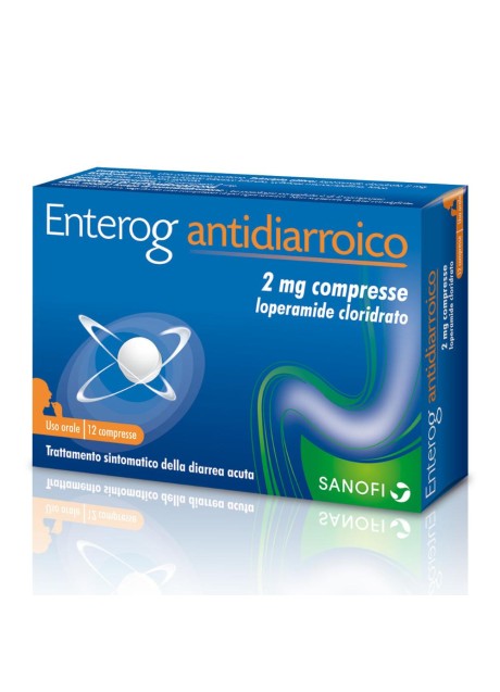 ENTEROG ANTIDIARROICO*12 cpr 2 mg