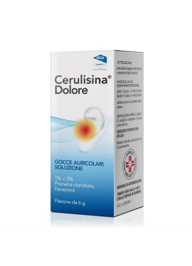 CERULISINA DOLORE*gocce auricolari 6 g 5% + 1%