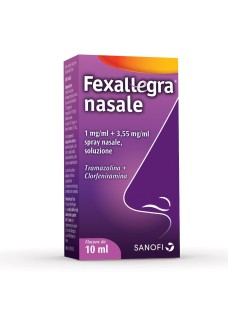 Fexallegra spray nasale per l'allergia stagionale - flacone da 10 millilitri - contiene tramazolina e clorfeniramina