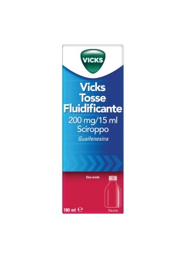 VICKS TOSSE FLUIDIFICANTE*scir 180 ml 200 mg/15 ml
