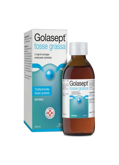 GOLASEPT TOSSE GRASSA*sciroppo 200 ml 30 mg/10 ml