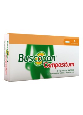 BUSCOPAN COMPOSITUM*6 supp 10 mg + 800 mg