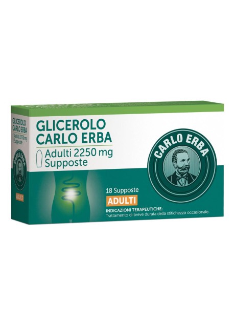 GLICEROLO (CARLO ERBA)*AD 18 supp 2.250 mg