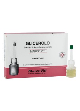 GLICEROLO (MARCO VITI)*BB 6 contenitori monodose 4,5 g soluzrett con camomilla e malva