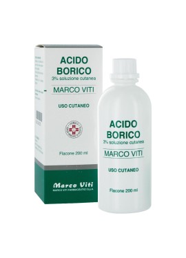 ACIDO BORICO (MARCO VITI)*soluz cutanea 200 ml 3%