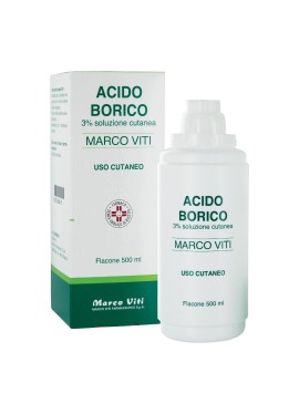 ACIDO BORICO (MARCO VITI)*soluz cutanea 500 ml 3%