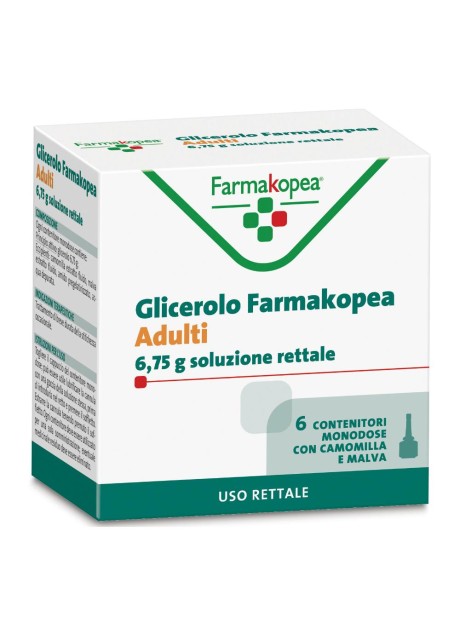 GLICEROLO (FARMAKOPEA)*AD 6 microclismi 6,75 g con camomillae malva
