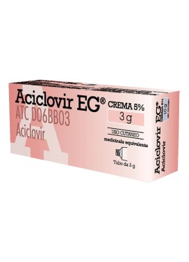 Aciclovir (EG) - Crema dermatologica 3 g 5%