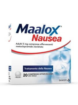 MAALOX NAUSEA*20 cpr efferv 5 mg