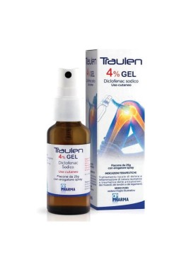 TRAULEN*gel cutaneo 25 g 4% con erog