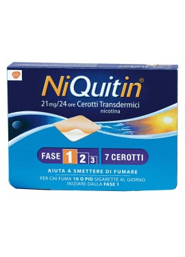 NIQUITIN*7 cerotti transd 21 mg/die