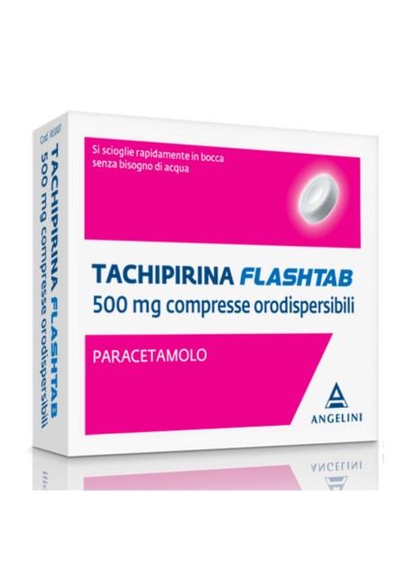TACHIPIRINA FLASHTAB*16 cpr orodispers 500 mg