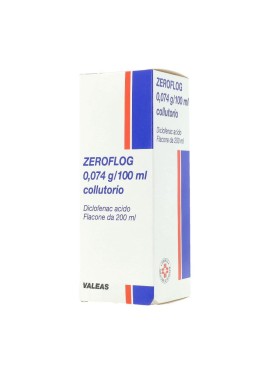 ZEROFLOG*collutorio 200 ml 0,074 g/100 ml