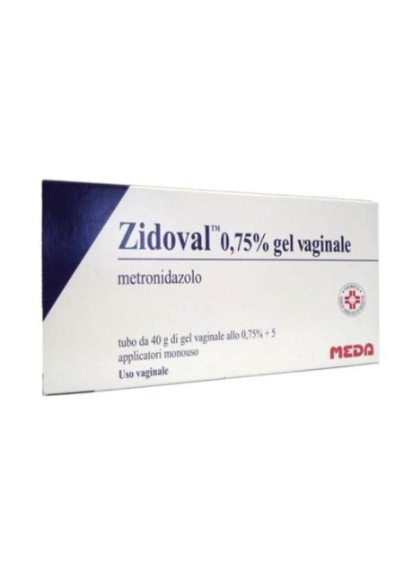 ZIDOVAL*gel vag 40 g 0,75% + 5 applic