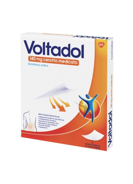 VOLTADOL*5 cerotti medicati 140 mg