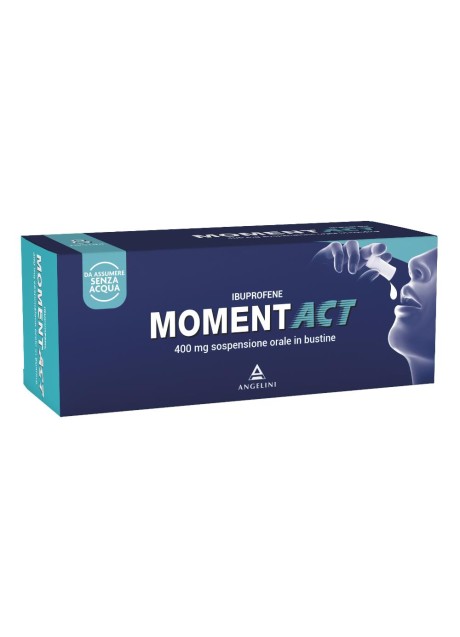 Momentact sospensione orale - 8 buste liquide 400 mg