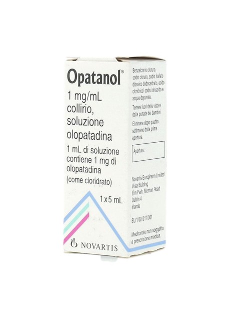 OPATANOL*collirio 5 ml 1 mg/ ml