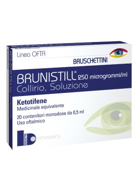 BRUNISTILL*20 flaconcini collirio 0,5 ml 0,025%