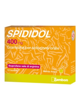 SPIDIDOL*orale grat 12 bust 400 mg aroma menta anice
