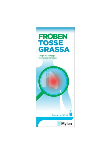 FROBEN TOSSE GRASSA*sciroppo 250 ml 4 mg/5 ml
