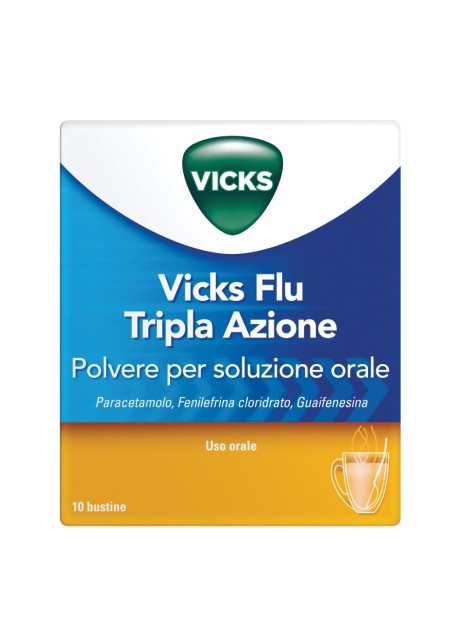 VICKS FLU TRIPLA AZIONE*orale polv 10 bust